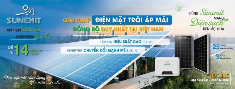 Top 10 Địa chỉ cung cấp và lắp đặt điện năng lượng mặt trời uy tín tại Hà Nội