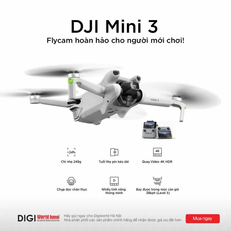 Top 4 Địa chỉ bán flycam uy tín nhất tại Hà Nội