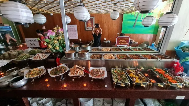 Top 5 Quán buffet chay ngon nhất tại Quận Hai Bà Trưng, Hà Nội