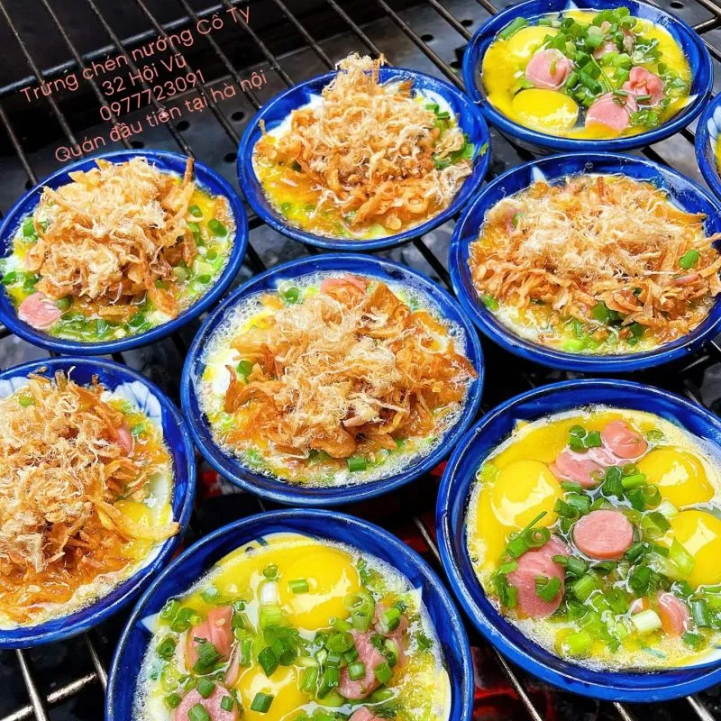 Top 9 Quán trứng chén nướng ngon nhất tại Hà Nội