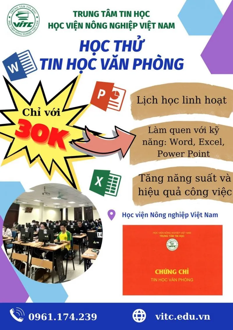 Top 9 Trung tâm dạy excel tốt nhất tại Hà Nội